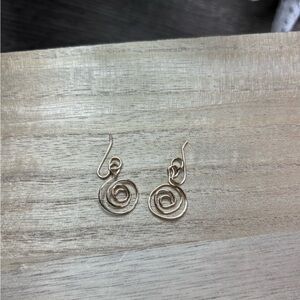 Chic Spiral Gold Earrings
